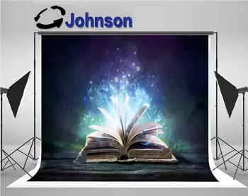 

bewitched book magic glows darkness photo backdrop Vinyl cloth High quality Computer print party photo studio background