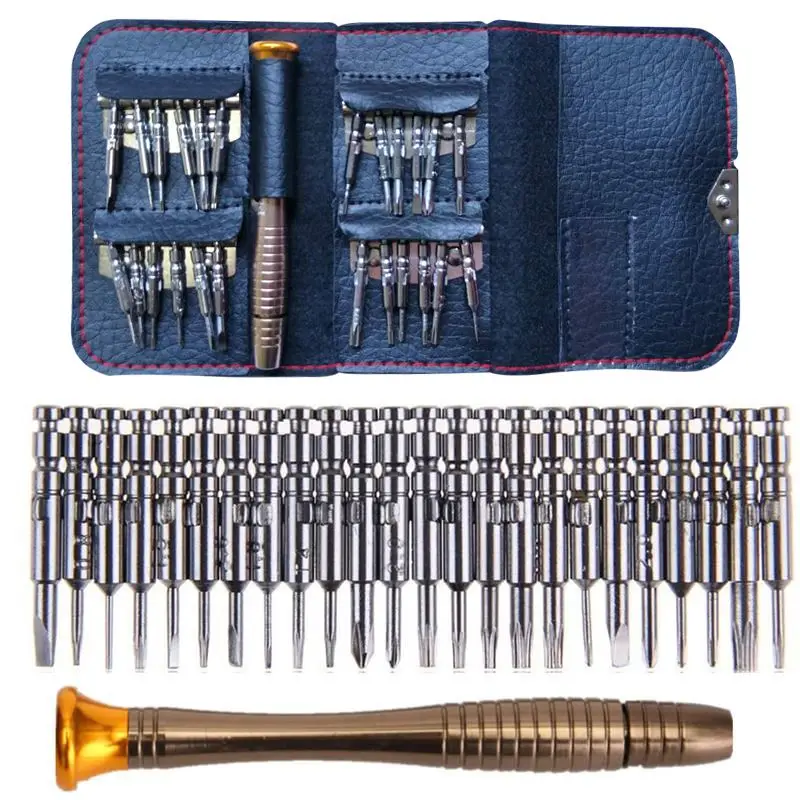 

Outdoor Tools 25 in 1 Precision Repair Tools Set Useful Torx Screwdriver for iPhone Laptop Cellphone Electronics Cell Phone