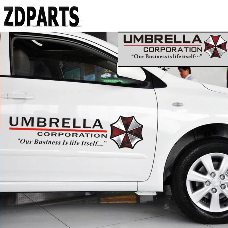 ZDPARTS 20*70 см 2X автомобильный Зонт виниловая наклейка боковые дверные наклейки для