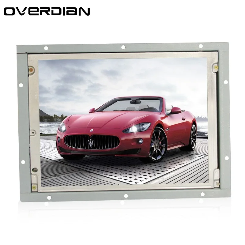 

8.4Inch/8.4" Non-Touch Industrial Control Lcd Monitor VGA/DVI Interface White Open Frame Metal Shell TFT Type 4:3 800*600