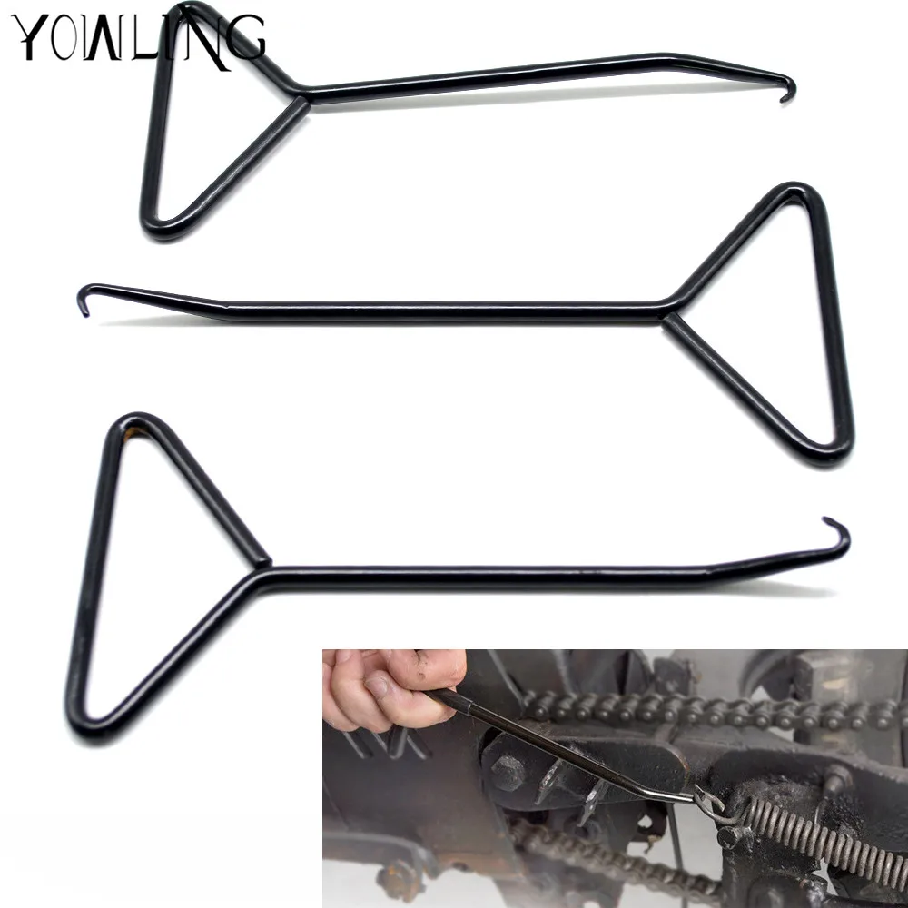 Motorcycle exhaust pipe Seat Tank sidestand Brake spring thick stainless steel Universal hook spring tension spring retractors