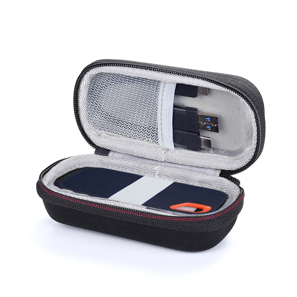 

2019 Newest EVA Explosion-proof Hard Case for SanDisk 250GB 500GB 1TB 2TB Extreme Portable SSD SDSSDE60 Carrying Storage Bag