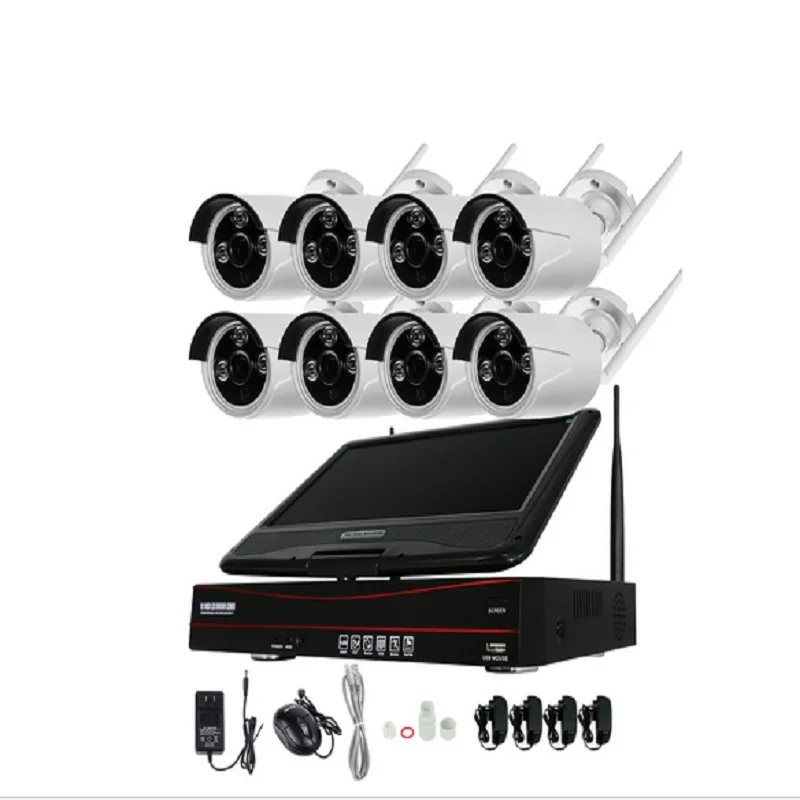 

2MP CCTV System 1080P 8ch HD Wireless NVR kit 3TB HDD Outdoor IR Night Vision IP Wifi Camera Security System Surveillance