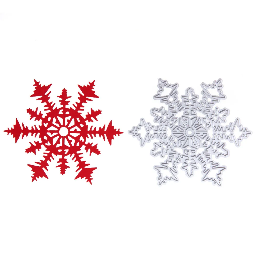 

New Christmas Snowflake Metal Steel Cutting Dies Scrapbooking Die Cuts Embossing DIY Paper Cards Photo Album Decorative Craft