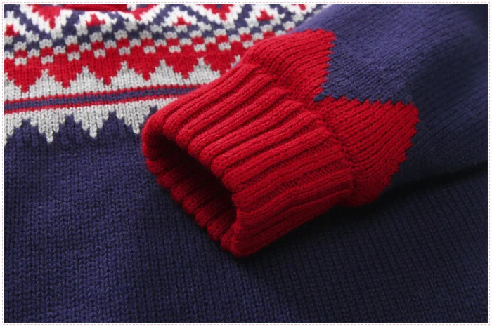 Детский свитер с высоким содержанием хлопка для мальчиков зимнее пальто в полоску для детей от 2 до 10 лет