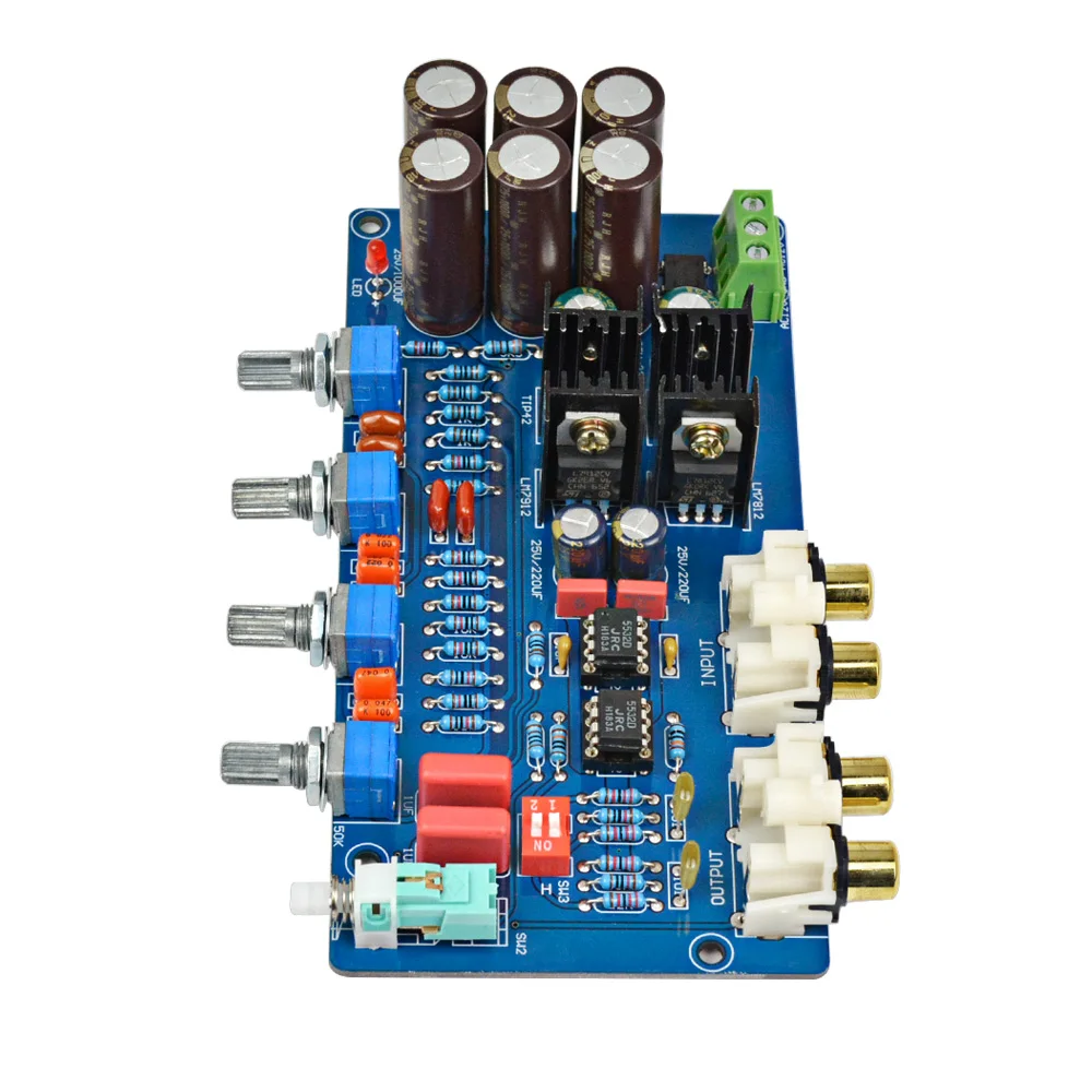 AIYIMA JRC5532 Предварительный усилитель громкости музыки, плата управления тоном, Fever op усилитель предусилитель, плата AC Dual 12 V-18 V