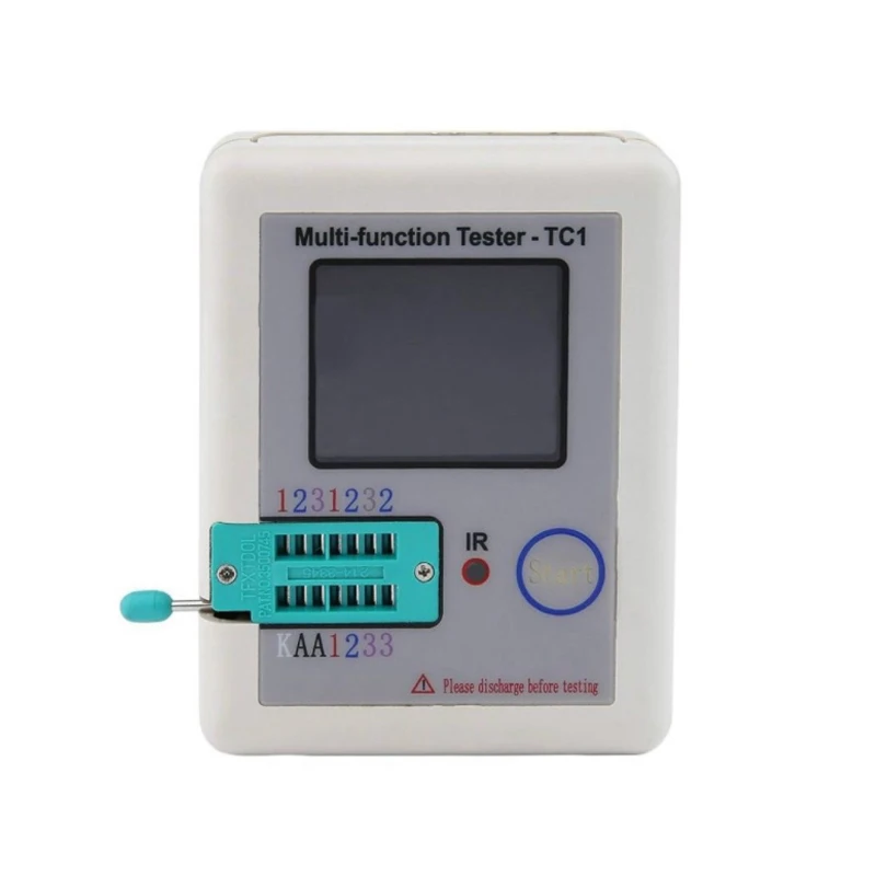 

TC-1 Transistor Tester 3.5" TFT Screen Diode Triode Capacitance Meter LCR ESR Meter NPN PNP MOSFET IR Multifunction Multimeter