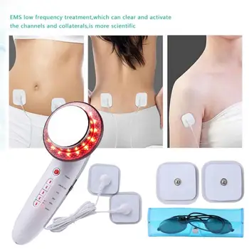 

6 in 1 RF Ultrasound Cavitation Weight Loss Radio Frequency EMS Photon SPA Body Slimming Massager Skin Care Infrared Fat Removal