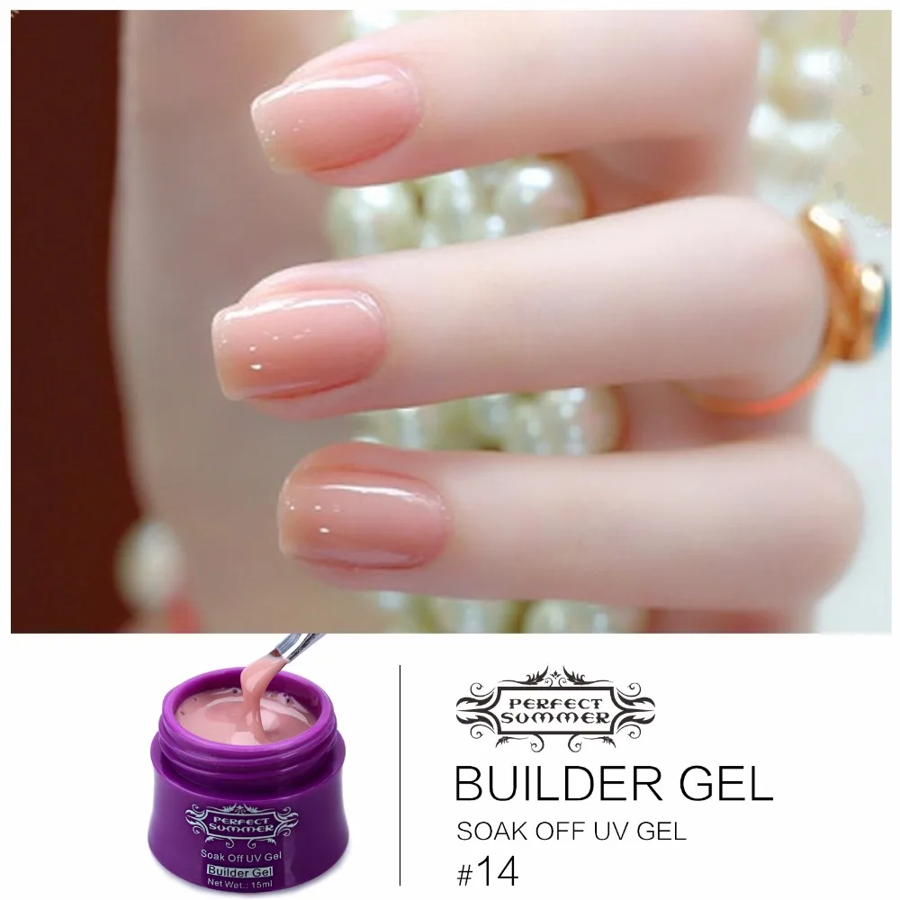 Perfect Summer 15ml Uv Extension Builder Nail Gel Color Poly Perfect Summer 15ml Uv Extension Builder Nail Gel Color Poly French Manicure Nails Tips Pick Any 1 In From Beauty Health