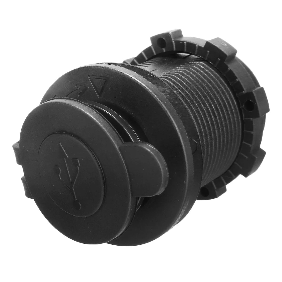 DC 12-24V Car Cigarette Lighter Socket Dual 2 USB Ports Power Adapter Charger Outlet For Auto Truck Boat High Quality Plastic
