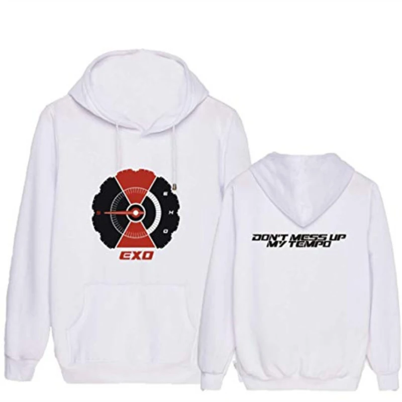 Mainlead Kpop куртка с капюшоном EXO не мешать мой темп Lay Chen Kai Sehun пуловер