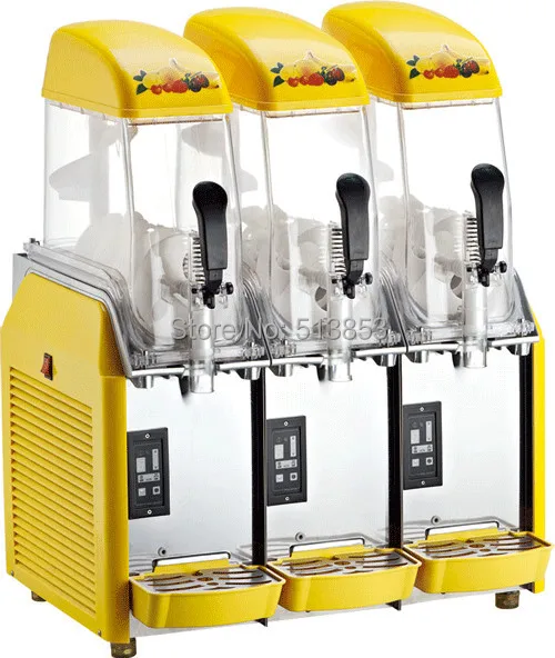 

3 Tanks Big Capacity High Efficiency CE Approved Nice Design Slush Machine KM-12LX3