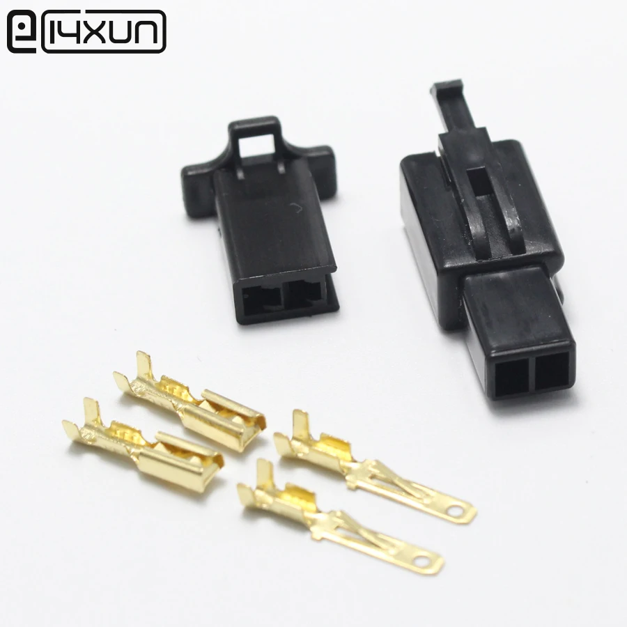 Buy 5sets 2.8mm 2Pin Car Electrical Connector Kits 2P