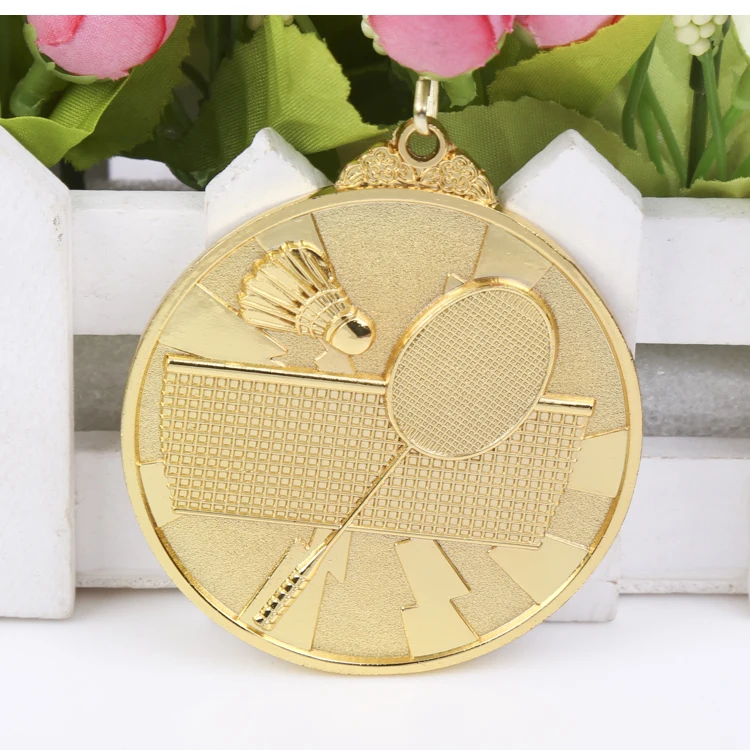

Badminton Medals 1Set Contain 1pcs Gold Color Medal and 1pcs Silver Color Medal and 1pcs Branze Color Medal 6.5CM