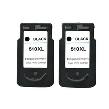 2PK Ink Cartridge Compatible For Canon PG510 510 For Canon PIXMA MP492 MP495 MP499 MX410 MX420 iP27 Printer Inkjet
