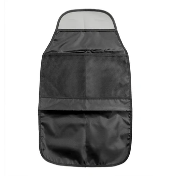 

Bag Holder Anti Dirty Mat Storage Food Drink Bottles Car Seat Back Protector Automobiles Seat Covers Baby Child Kick Black