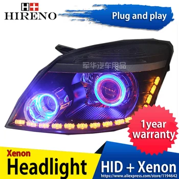 

Car custom Modified Xenon Headlamp for Great Wall Haval H3 2005-2008 Headlights Assembly Car styling Angel Lens HID 2pcs