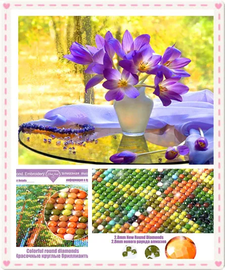 2019 Diamond Embroidery Full round/square Flowers Rhinestone Paintings Sale Mosaic Flower diamond painting for gift | Дом и сад