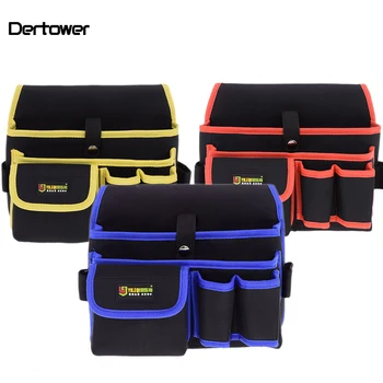

Multi-pockets Tool Bag Waist Pockets Electrician Tool Bag Water Proof Pouch Tools Bag Belt Waist Pocket Case High Capacity