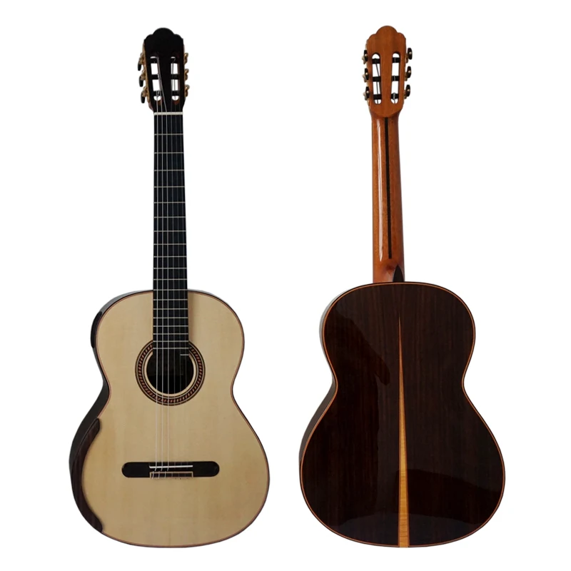 Aiersi Yulong Guo Professional Chamber Nomex Double Top Classical Guitar Model  GC02A