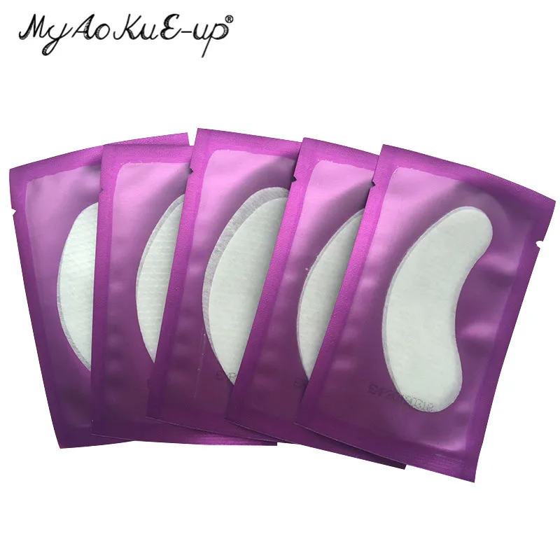 

Hot Under Eye Pads Stickers Patches Eyelash Extension 200 Pairs Eye Lash Paper Patches Application Make Up Tools