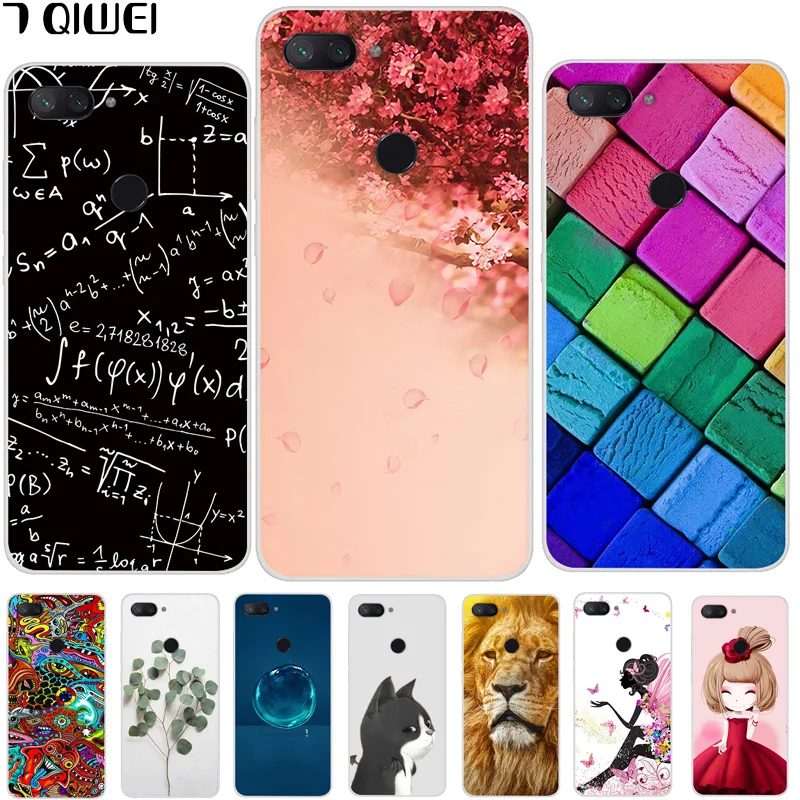 

MI 8 Lite Case For Xiaomi Mi8 Lite Case 6.26'' Silicone Soft TPU Case For Xiaomi Mi 8 Lite Case Cover Cool Mi 8 Youth Fundas