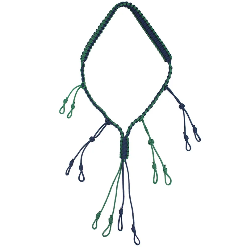 

Outdoor Hunting Collar Umbrella Rope Woven Necklace Whistle Lanyard