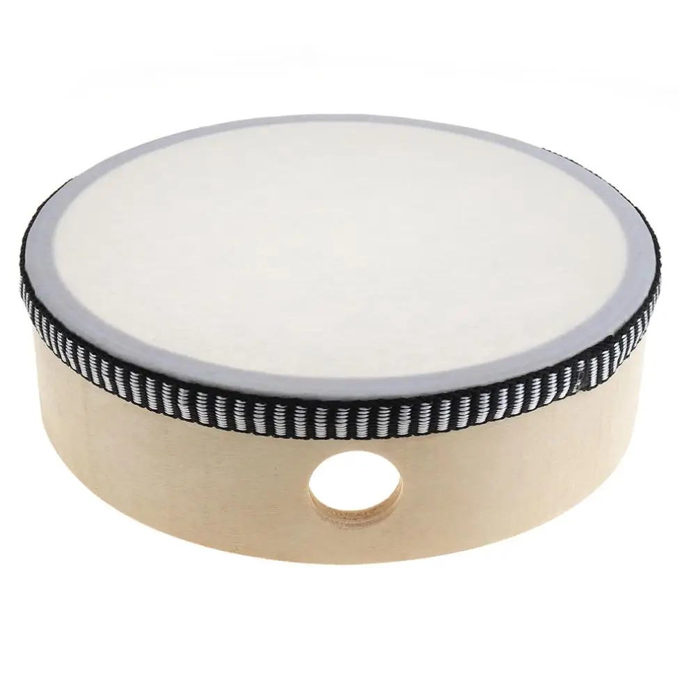 6 Inch Musical Tambourine Tamborine Drum Children Musical Educational Tambourine Round Percussion for Party Dancing Toys