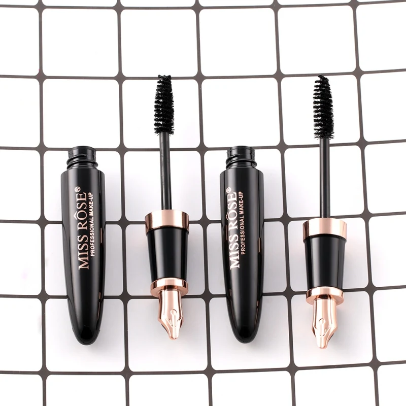 New Silk Fiber Lash Mascara Waterproof Mascara For Eyelash Extension Black Thick Lengthening Eye Lashes Cosmetics