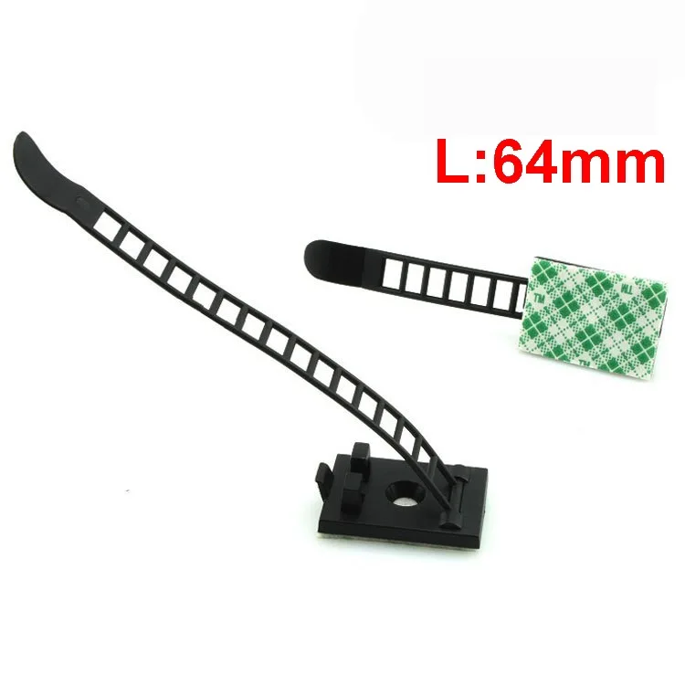 Free shipping CL1 64mm Cable Ties with paste and pore Self Locking Cable Zip Ties Cable