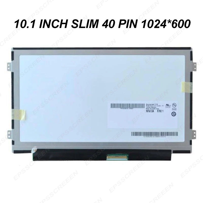Новый дисплей 10 1 дюйма для packard bell notebook atom N570 ЖК-экран 1024*600 40-контактная матрица |