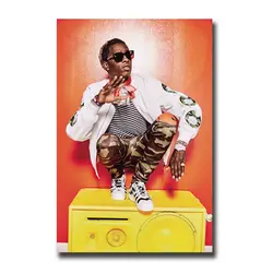 Книги по искусству плакат Young Thug рэп хип хоп музыка певица стены холст печати Современная живопись дома Decor14x21 12x18 24x36 27x40