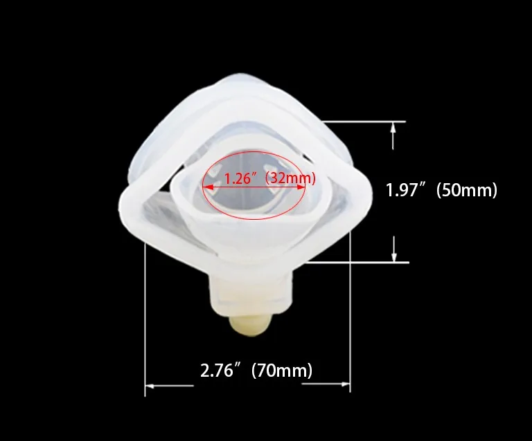 Latest-design-Clear-Silicone-spikes-Male-Chastity-Dick-Cage-Fixed-50mm-Ring-New-A140-3 (4)