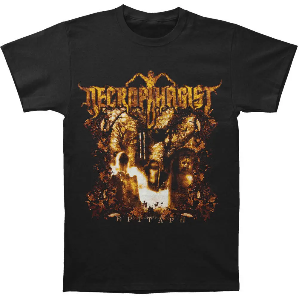 Necrophagist Мужская футболка Epitaph черная Rockabiliasummer горячая Распродажа Новая PrintMen