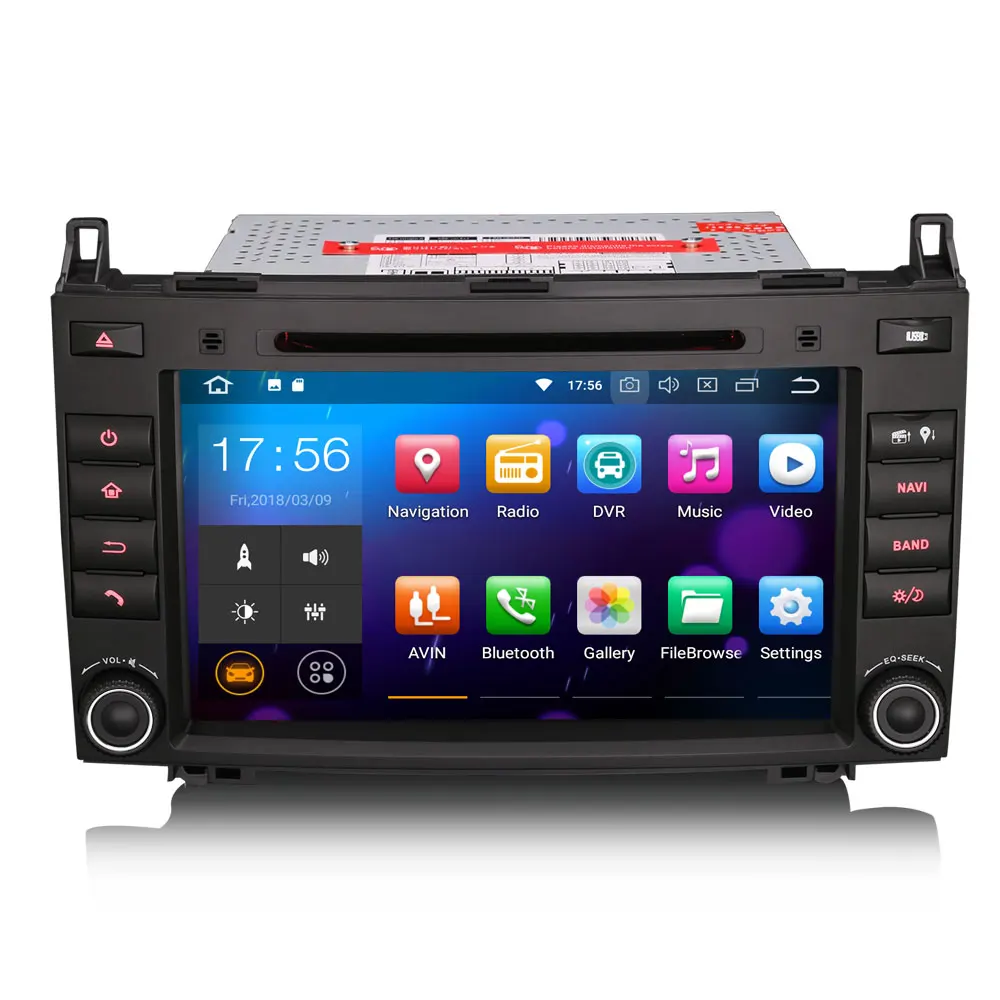 Perfect 8" Android 9.0 OS Car DVD Multimedia GPS Radio for Mercedes-Benz A-Class W169 2005-2012 & B-Class W245 2005-2012 & Vito 2006+ 3