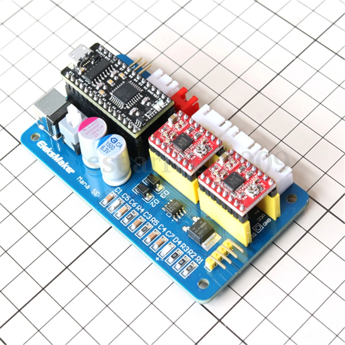 2 оси USB чпу шаговый двигатель плата управления драйвер 12V Мощность для лазерного гравера(6,8