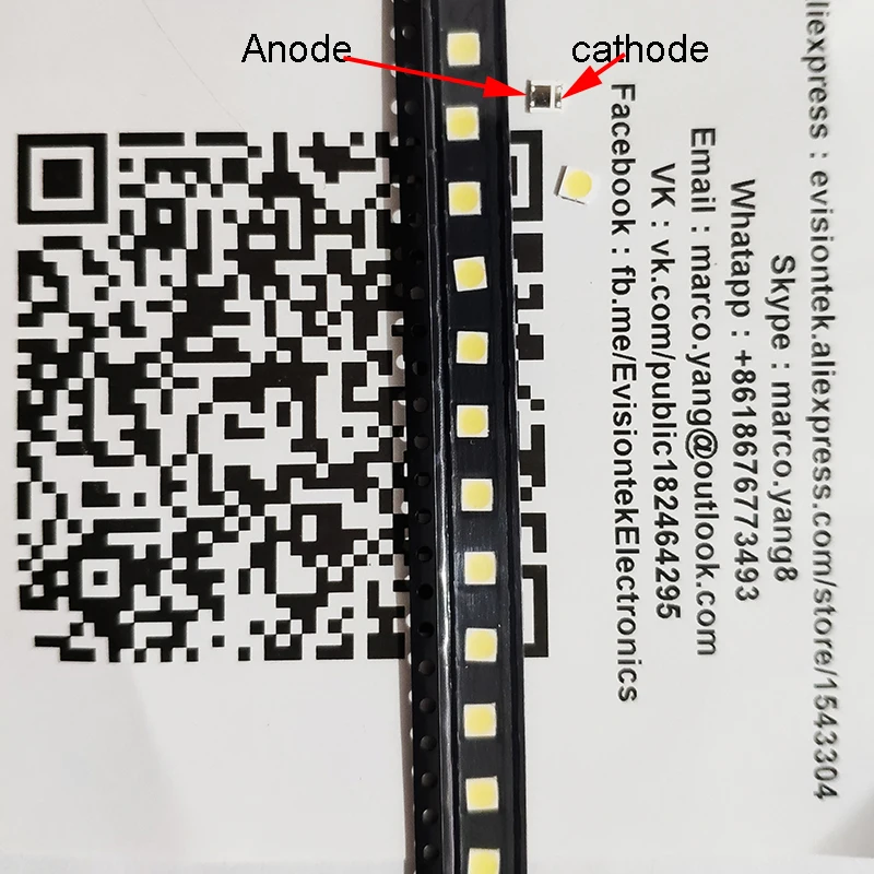 100 шт. ТВ Телевизор с подсветкой светодиодный 3030 SMD 3528 3535 7030 5630 высокая мощность холодный белый диод ТВ ПОДСВЕТКА супер яркий