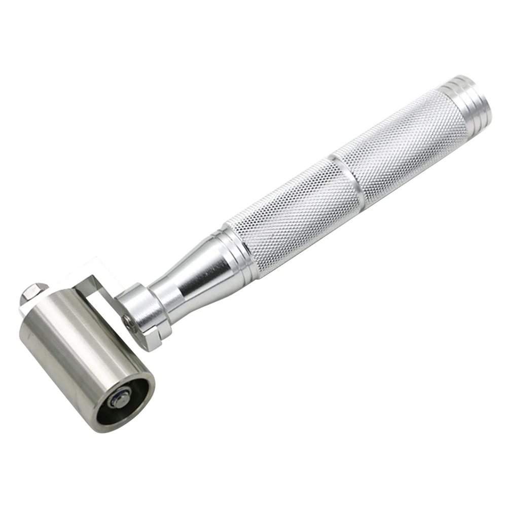 34mm/40mm Stainless Steel Flat Pressure Roller Wallpaper Apply Hand Tool W/ Bimetallic Bearing