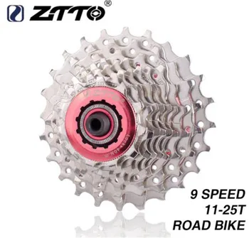 

ZTTO Road Bike Bicycle Parts 9S 18S 27S Speed Freewheel Cassette Sprocket 11-25T 25T Compatible for Parts Sora 3300 3500 R3000
