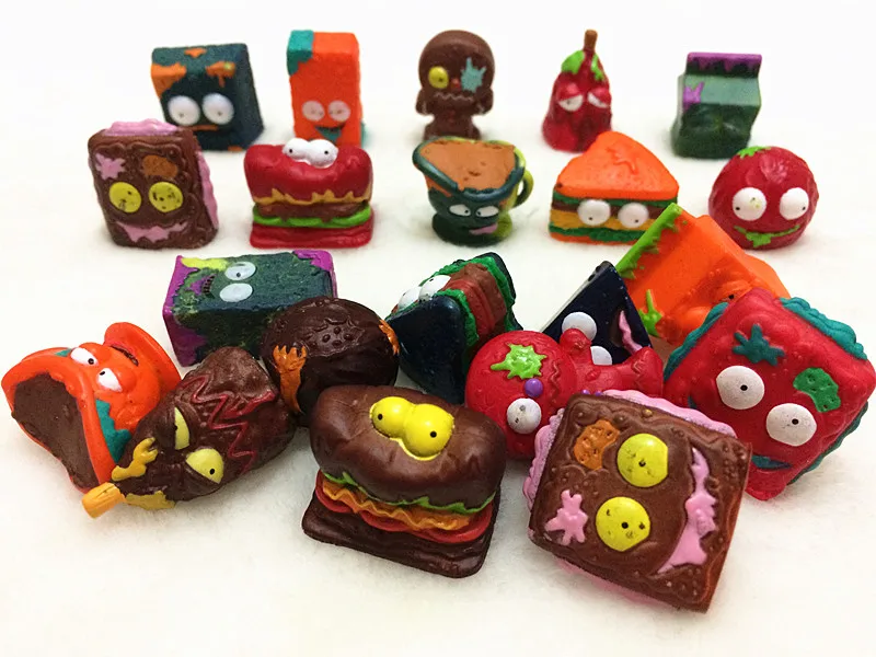 

5Pcs/lot O for U Hard Plastic The Grossery Gang Action Toy Figures Kids Playing Model Dolls Christmas Gift Color Changing