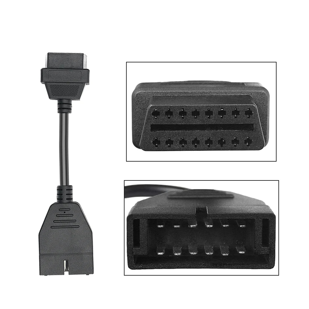 Высокое качество для GM 12 Pin OBD/OBD2 разъем для GM 12 Pin адаптер для 16 Pin для GM автомобилей с тремя годами