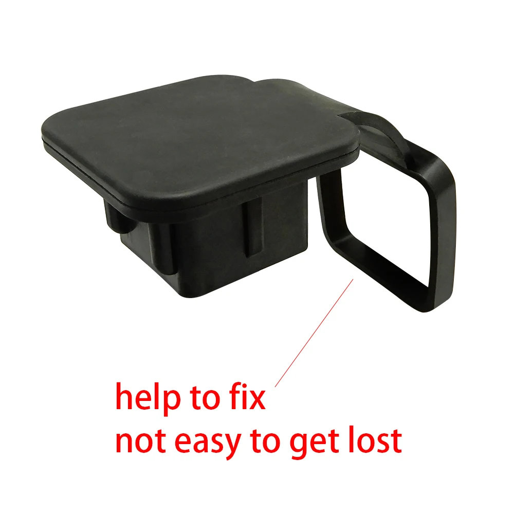 

KEMiMOTO Hitch Cover Plug Insert Rubber Hitch Plug Fits 1.25'' Receivers for Jeep RV1 1/4 Inch (1.25") Trailer For Subaru