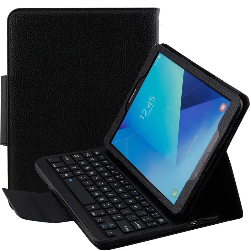 

For Samsung GALAXY Tab E 9.6 T560 T561 Removable Wireless Bluetooth Keyboard Portfolio Folio PU Leather Case Cover + Gift
