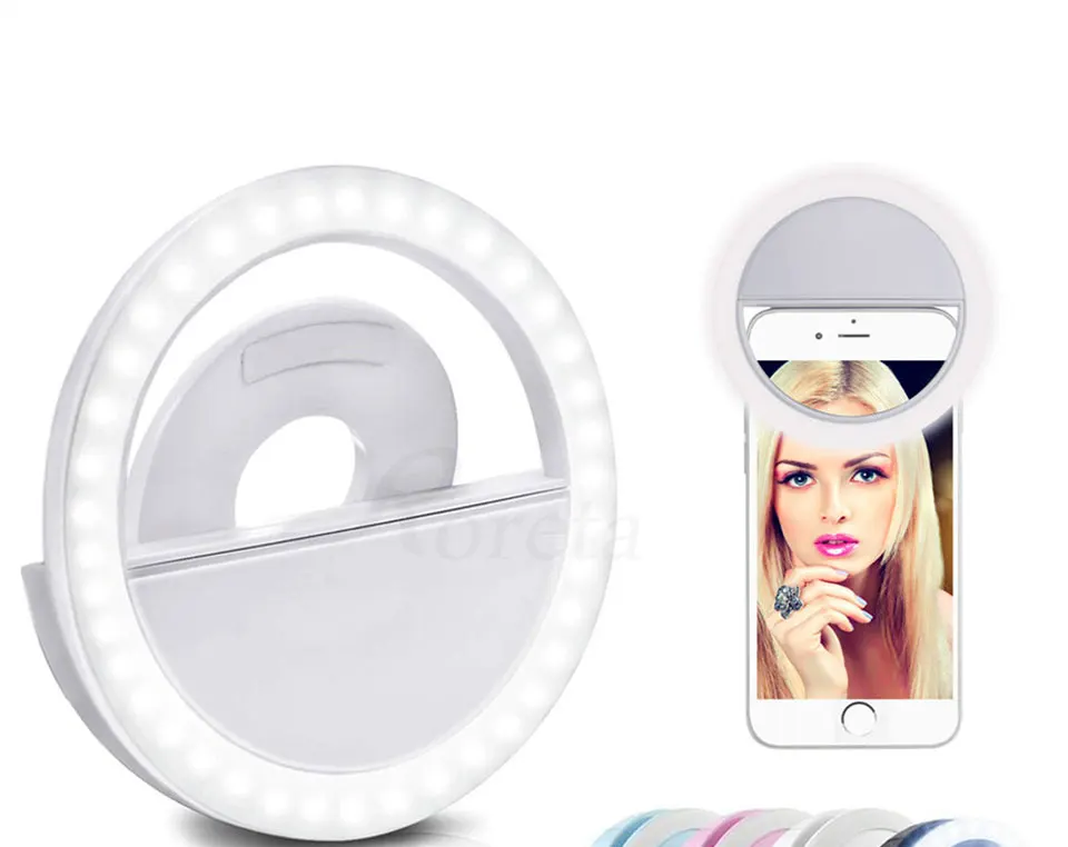 Roreta USB Charge 36 LED Lamps Selfie Night Light For iPhone Lighting 1 Roreta USB Charge 36 LED Lamps Selfie Night Light For iPhone Lighting 1