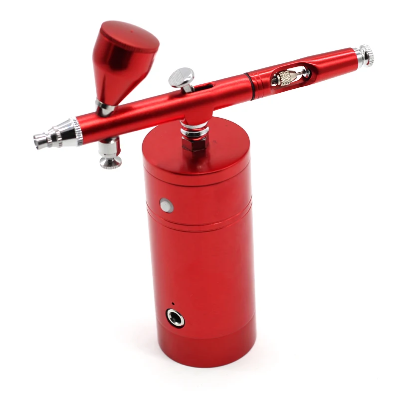 

Airbrush Set Small Spray Pump Pen Set Beautiful Air Compressor Kit for Art Painting Tattoo Craft Cake Spray Model