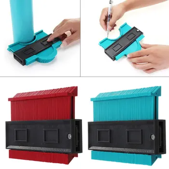 

5" Width Plastic Profile Copy Gauge Contour Gauge Duplicator Standard Wood Marking Tool Tiling Laminate Tiles General Tools