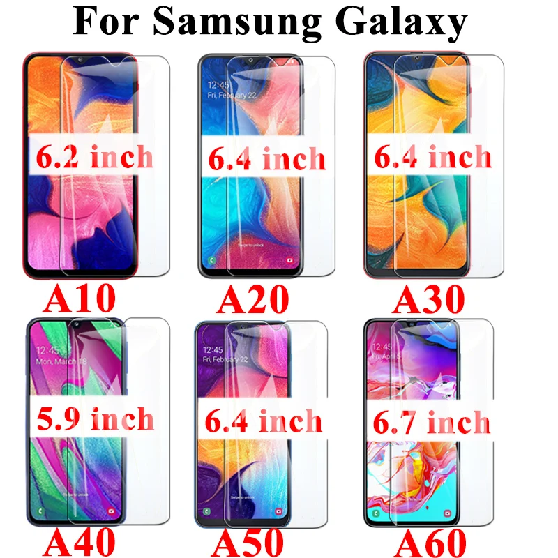 Защитное стекло для samsung Galaxy A50 A10 A30 A70 закаленное защитное стекло A40 A20 на Samsun Galax A 50 10 70 30 40 20