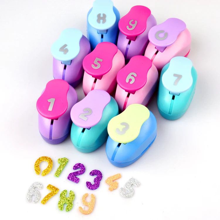 

0-9 Digit 15mm Numbers Punches Paper Punch Embosser Printing Machine Set Perforator Card Making Tools