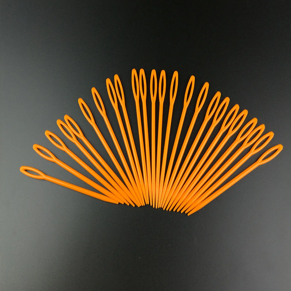 50pcs 9cm Plastic Sewing Needle Multiple Colors Diy Sewing Knitting