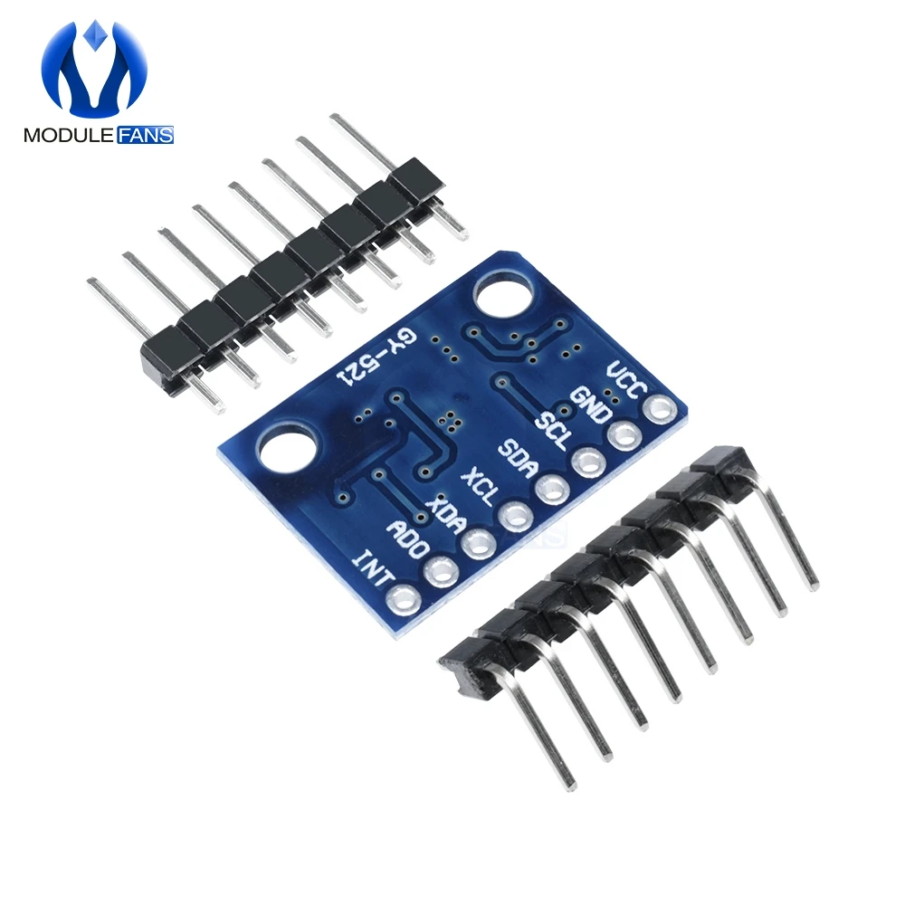 GY-521 MPU-6050 MPU6050 Модуль датчика 3 трехосевой гироскоп акселерометр совместимая плата для Arduino IIC IEC интерфейс 6050